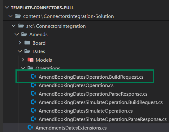 Build Request AmendDates