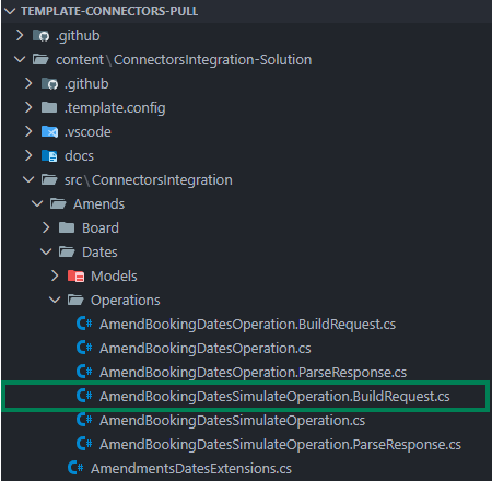 Build Request AmendDates
