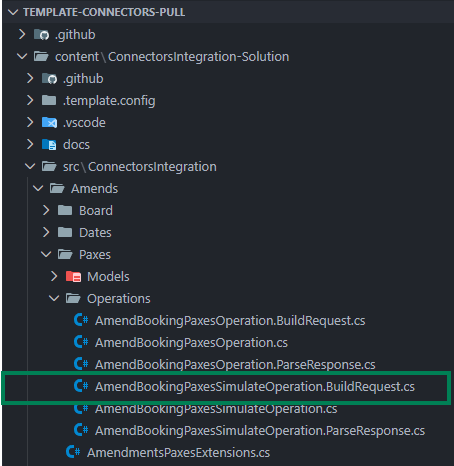 Build Request AmendPaxes