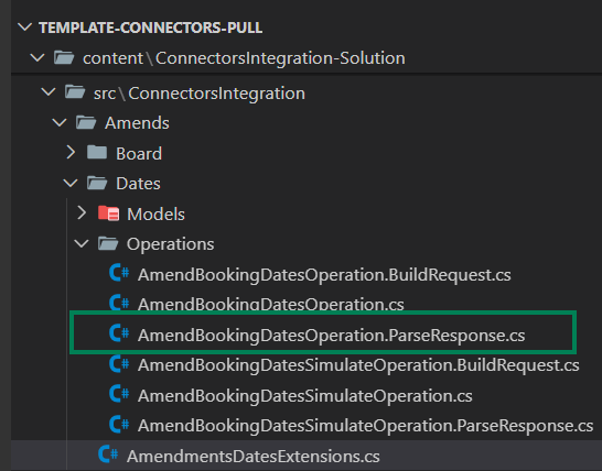 Build Response AmendBookingDates
