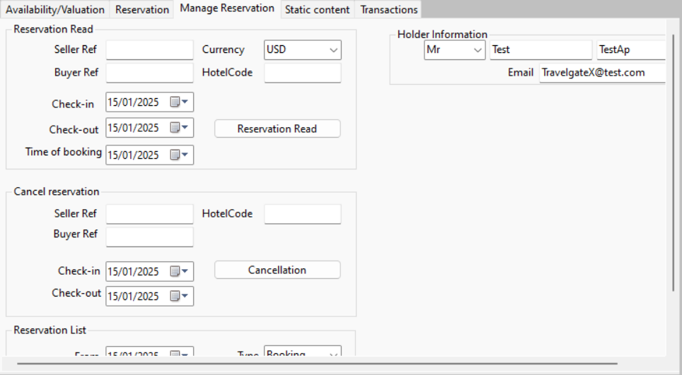 Manage Tab