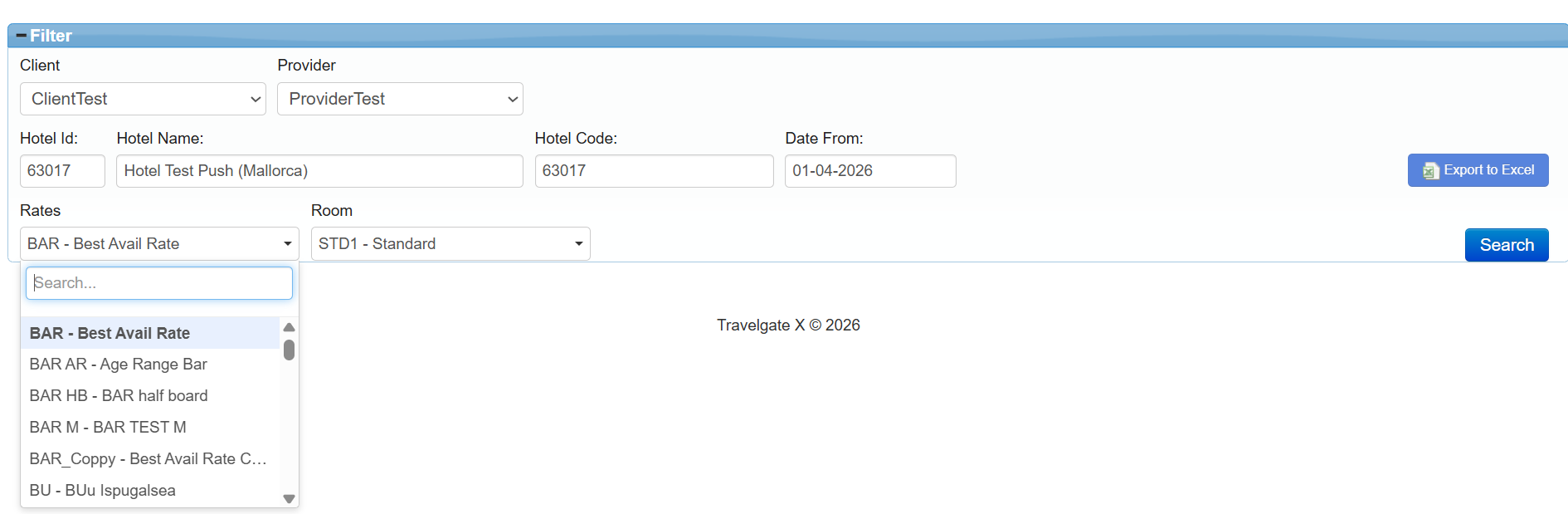Inventory Calendar and Availability